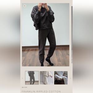 Na Nin Franklin Rippled Cotton Sweatpant